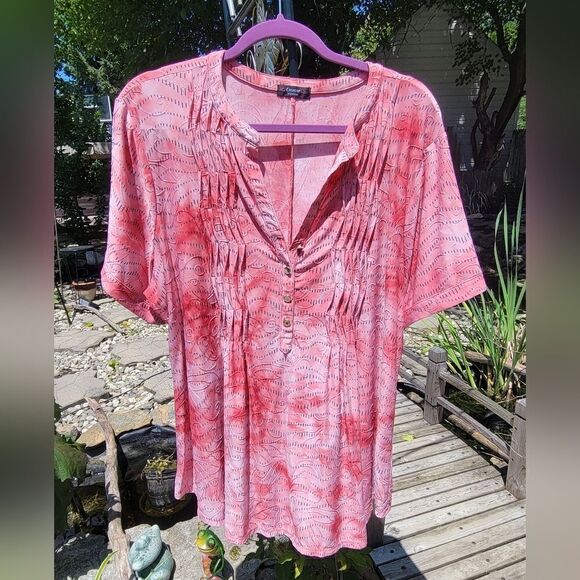 Pink and Gray Tunic - Picture 1 of 10